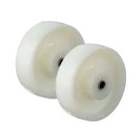 Комплект колес Стелла-техник N48100PNYSWK2 под ось, диаметр 100мм, полиамид, подшипник скольжения, г/п 250кг. 2 шт.