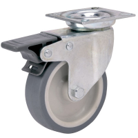 TW-1702-MTB-060-F18 (TW0238) Поворотная колесная опора с тормозом