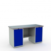 Верстак металлический PROFI W WT160 2 тумбы WD1